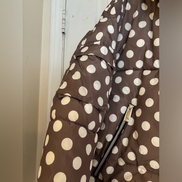 Noize Faika Polka Dot Oversized Short Length Puffer Coat Jacket - Picture 7 of 11